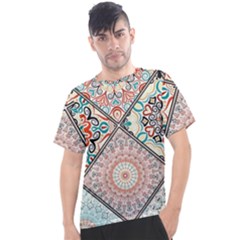 Flowers Pattern, Abstract, Art, Colorful Men s Sport Top by nateshop