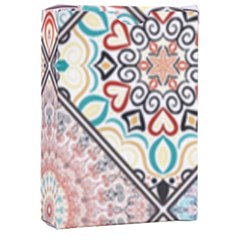 Flowers Pattern, Abstract, Art, Colorful Playing Cards Single Design (rectangle) With Custom Box