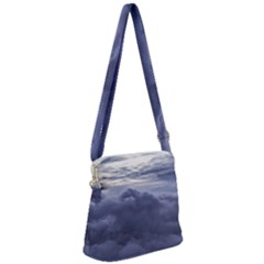 Majestic Clouds Landscape Zipper Messenger Bag by dflcprintsclothing