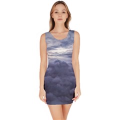 Majestic Clouds Landscape Bodycon Dress