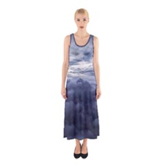 Majestic Clouds Landscape Sleeveless Maxi Dress by dflcprintsclothing