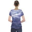 Majestic Clouds Landscape Short Sleeve Front Detail Top View2