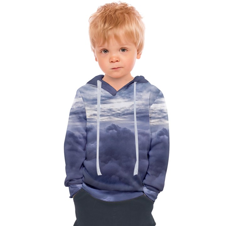 Majestic Clouds Landscape Kids  Overhead Hoodie