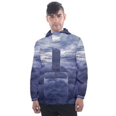 Majestic Clouds Landscape Men s Front Pocket Pullover Windbreaker by dflcprintsclothing