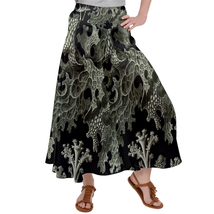 Weave Haeckel Lichenes Photobionten Women s Satin Palazzo Pants