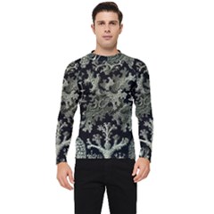 Weave Haeckel Lichenes Photobionten Men s Long Sleeve Rash Guard by Cemarart