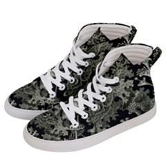 Weave Haeckel Lichenes Photobionten Women s Hi-top Skate Sneakers by Cemarart