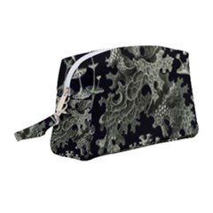 Weave Haeckel Lichenes Photobionten Wristlet Pouch Bag (medium) by Cemarart