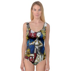 Knight Armor Princess Tank Leotard  by Cemarart