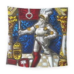 Knight Armor Square Tapestry (large) by Cemarart