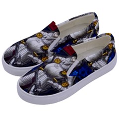 Knight Armor Kids  Canvas Slip Ons by Cemarart