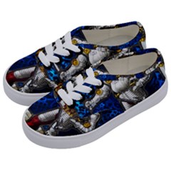 Knight Armor Kids  Classic Low Top Sneakers by Cemarart