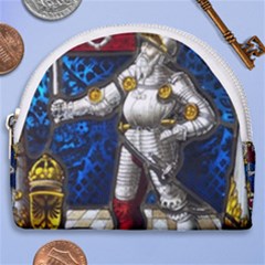 Knight Armor Horseshoe Style Canvas Pouch by Cemarart