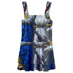 Knight Armor Kids  Layered Skirt Swimsuit by Cemarart