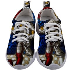 Knight Armor Kids Athletic Shoes by Cemarart