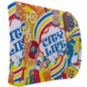 Colorful City Life Horizontal Seamless Pattern Urban City Back Support Cushion View2