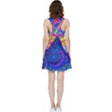 Blue And Purple Mountain Painting Psychedelic Colorful Lines Inside Out Racerback Dress View2