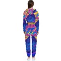 Blue And Purple Mountain Painting Psychedelic Colorful Lines Cropped Zip Up Lounge Set View2