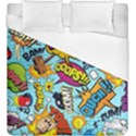 Graffiti Word Seamless Pattern Duvet Cover (King Size) View1