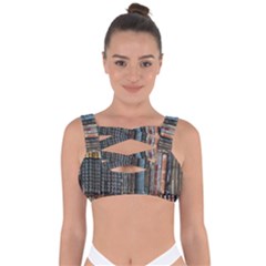 Menton Old Town France Bandaged Up Bikini Top by Bedest