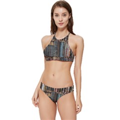 Menton Old Town France Banded Triangle Bikini Set by Bedest