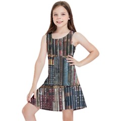 Psychedelic Digital Art Artwork Landscape Colorful Kids  Lightweight Sleeveless Dress by Bedest