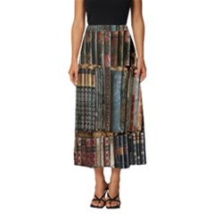 Psychedelic Digital Art Artwork Landscape Colorful Classic Midi Chiffon Skirt by Bedest