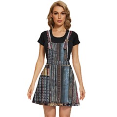 Abstract Colorful Texture Apron Dress