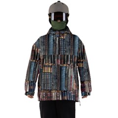 Abstract Colorful Texture Men s Ski And Snowboard Waterproof Breathable Jacket by Bedest