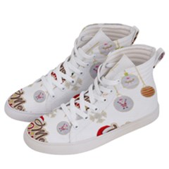 Merry Christmas  Men s Hi-top Skate Sneakers by bego