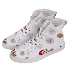 Merry Christmas  Women s Hi-top Skate Sneakers by bego