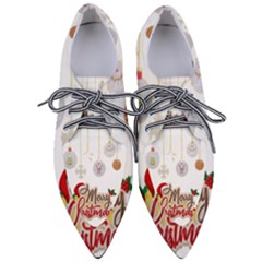 Merry Christmas  Pointed Oxford Shoes by bego