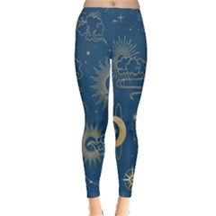 Asian Seamless Galaxy Pattern Inside Out Leggings