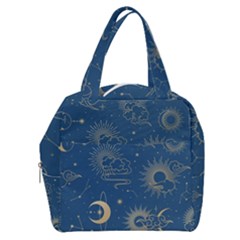 Asian Seamless Galaxy Pattern Boxy Hand Bag by Cemarart