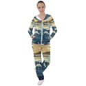 Sea Asia Waves Japanese Art The Great Wave Off Kanagawa Women s Tracksuit View1