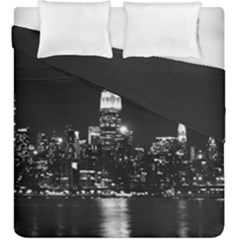 Photography Of Buildings New York City  Nyc Skyline Duvet Cover Double Side (king Size) by Cemarart