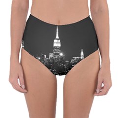 Photography Of Buildings New York City  Nyc Skyline Reversible High-waist Bikini Bottoms by Cemarart