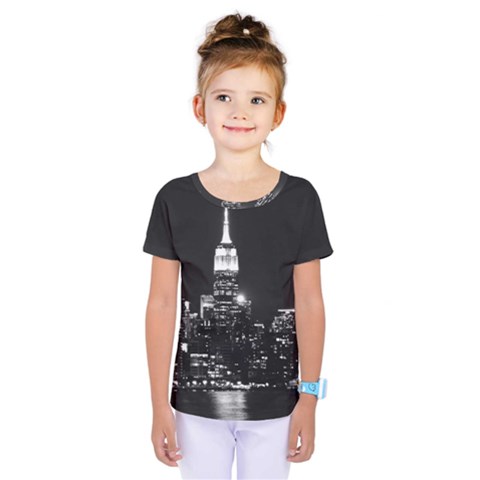 Photography Of Buildings New York City  Nyc Skyline Kids  One Piece T-shirt by Cemarart