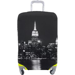 Photography Of Buildings New York City  Nyc Skyline Luggage Cover (large) by Cemarart