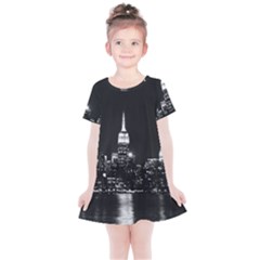 Photography Of Buildings New York City  Nyc Skyline Kids  Simple Cotton Dress by Cemarart