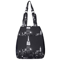 Photography Of Buildings New York City  Nyc Skyline Center Zip Backpack by Cemarart