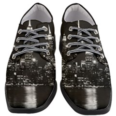 Photography Of Buildings New York City  Nyc Skyline Women Heeled Oxford Shoes by Cemarart