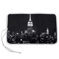 Photography Of Buildings New York City  Nyc Skyline Pen Storage Case (l) by Cemarart