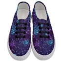 Realistic Night Sky With Constellations Women s Classic Low Top Sneakers View1