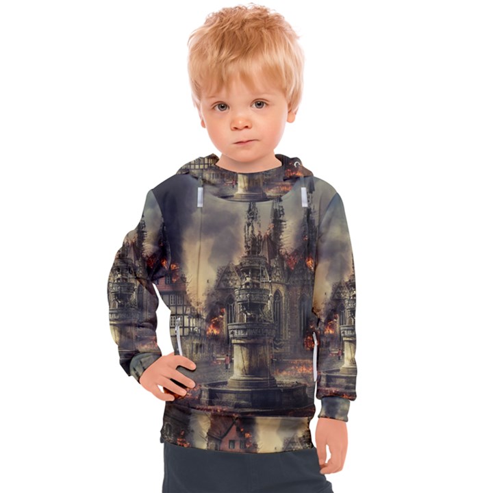 Braunschweig City Lower Saxony Kids  Hooded Pullover