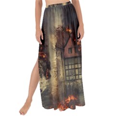 Braunschweig City Lower Saxony Maxi Chiffon Tie-up Sarong by Cemarart