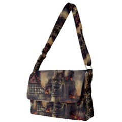 Braunschweig City Lower Saxony Full Print Messenger Bag (s) by Cemarart