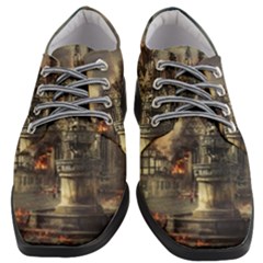 Braunschweig City Lower Saxony Women Heeled Oxford Shoes by Cemarart