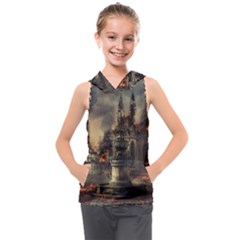 Braunschweig City Lower Saxony Kids  Sleeveless Hoodie by Cemarart