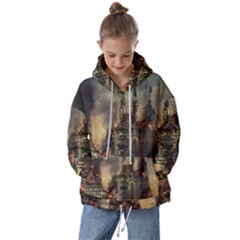 Braunschweig City Lower Saxony Kids  Oversized Hoodie by Cemarart